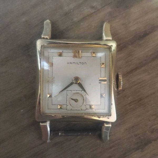 Vintage 1953 Hamilton RYAN 752 Watch 10k Gold Filled, For Parts Or