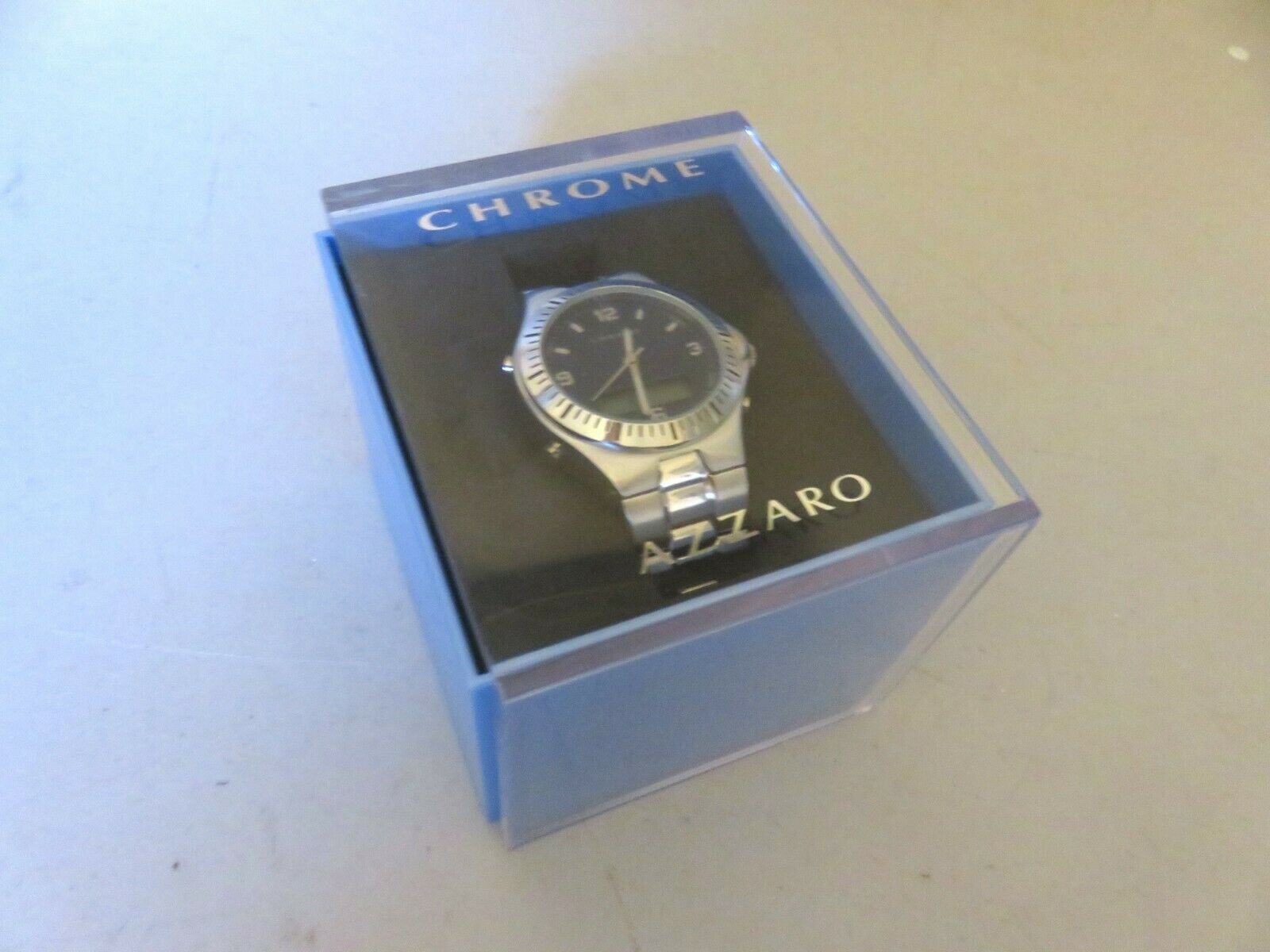 Brand New Azzaro CHROME Men's Analog / Digital Watch Brand New Azzaro CHROME Men's Analog / Digital Watch