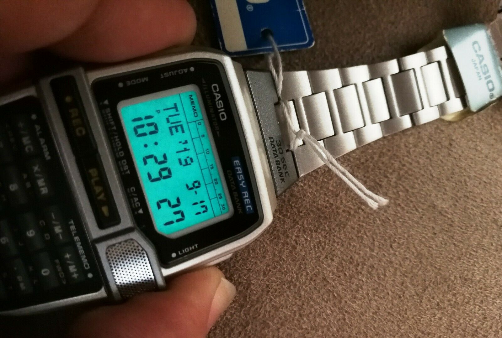 Casio DBC-V500. El reloj con grabadora de sonido. 