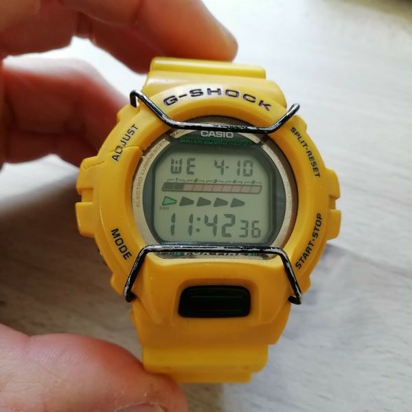 Casio G-Shock DW-6630B, GShock Kult aus den 90er Gelb