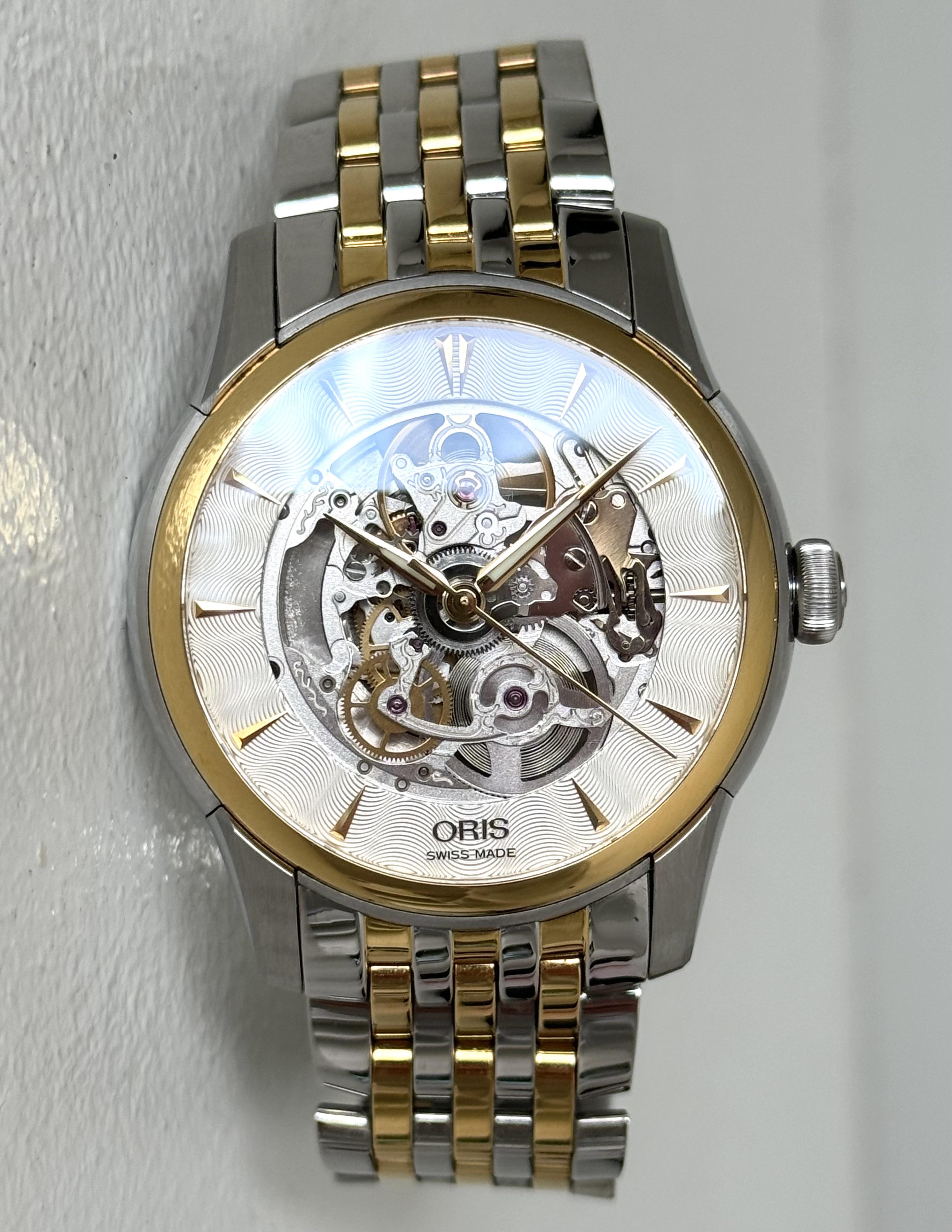 WTS Oris Artelier Skeleton Two Tone 40.5mm WatchCharts