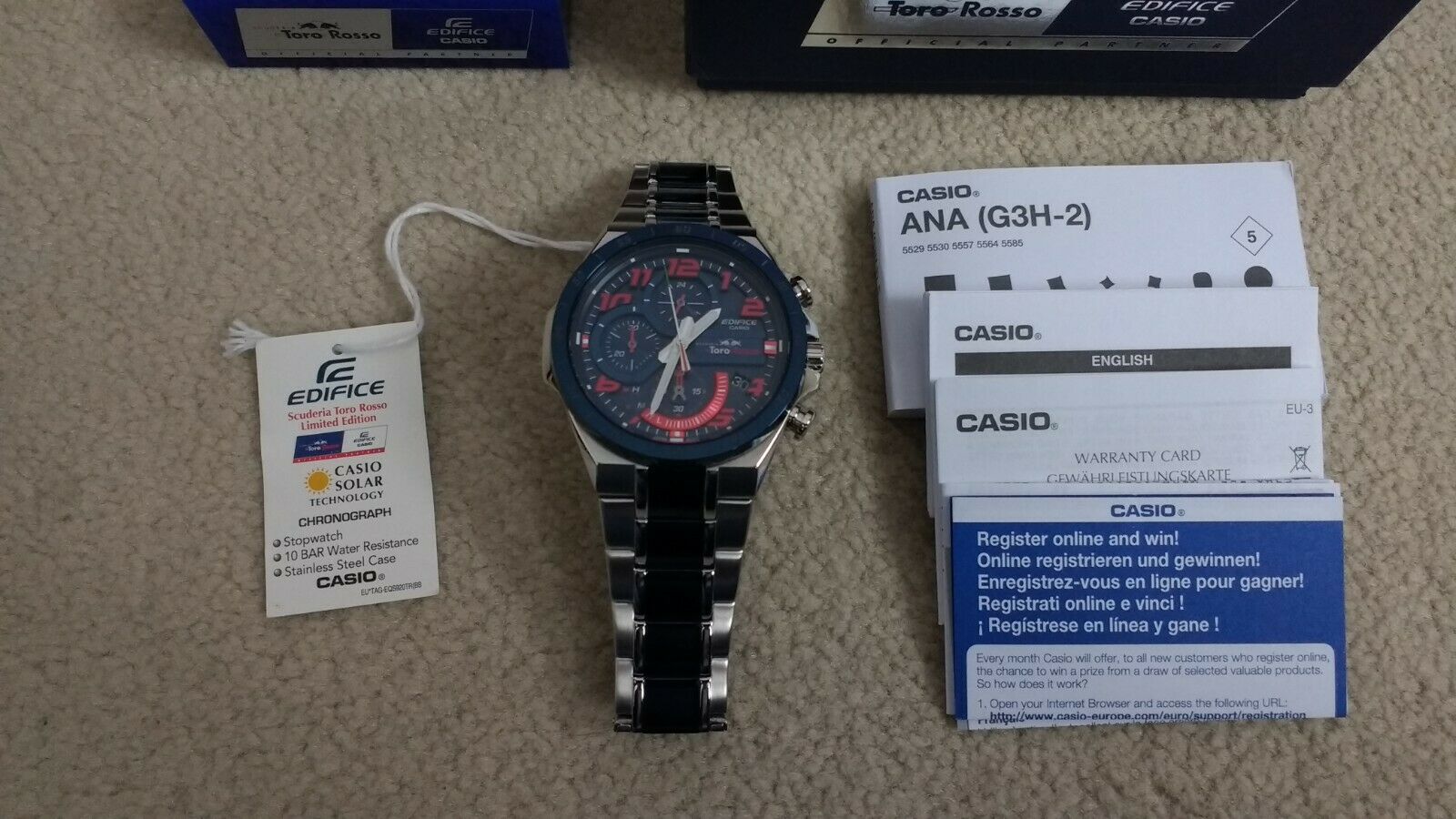 casio edifice toro rosso h samuel