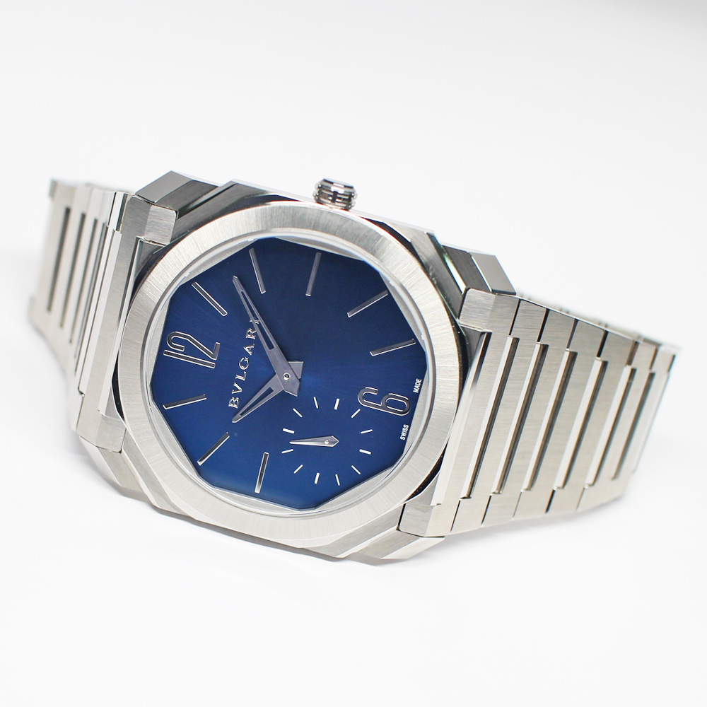 Nagoya] [BVLGARI] Bvlgari Octo Finissimo 103431 BGO40SXT Blue SS Automatic  Men's With Warranty [New] [Unused] [Used] | WatchCharts Marketplace