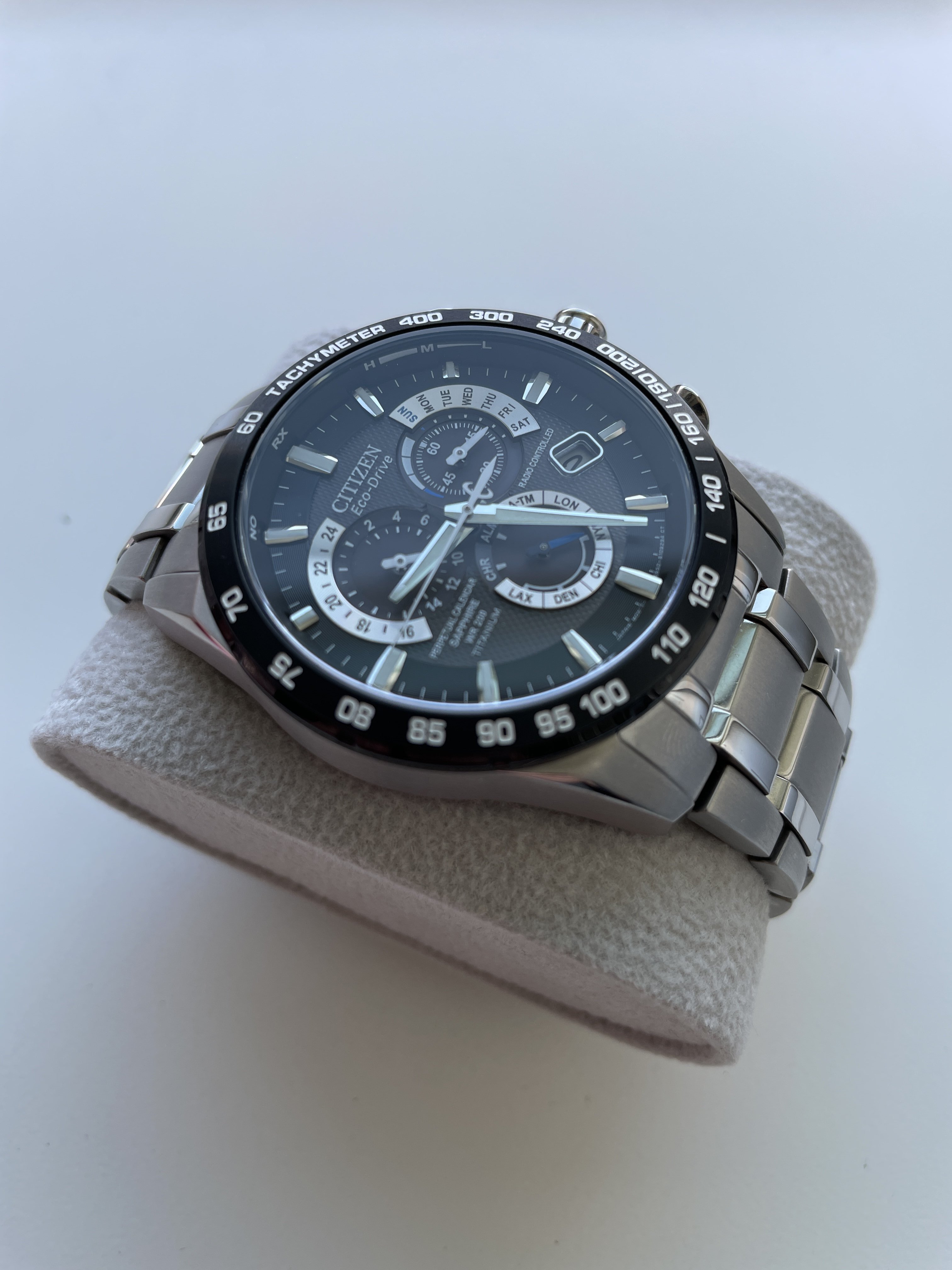 190 USD Citizen AT4010 50E Titanium Chrono WatchCharts Marketplace