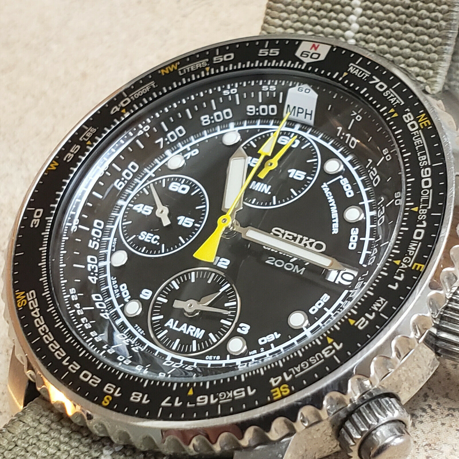 seiko flight chronograph