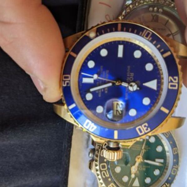 Rolex Submariner 116613 Blue 40mm Steel & 18k Yellow Gold With Box No