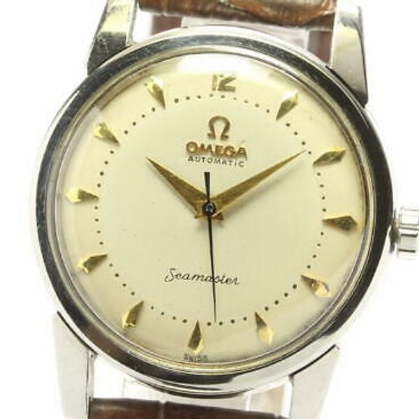 OMEGA Seamaster Harf rotor cal,354 Silver Dial Automatic Men's Watch ...