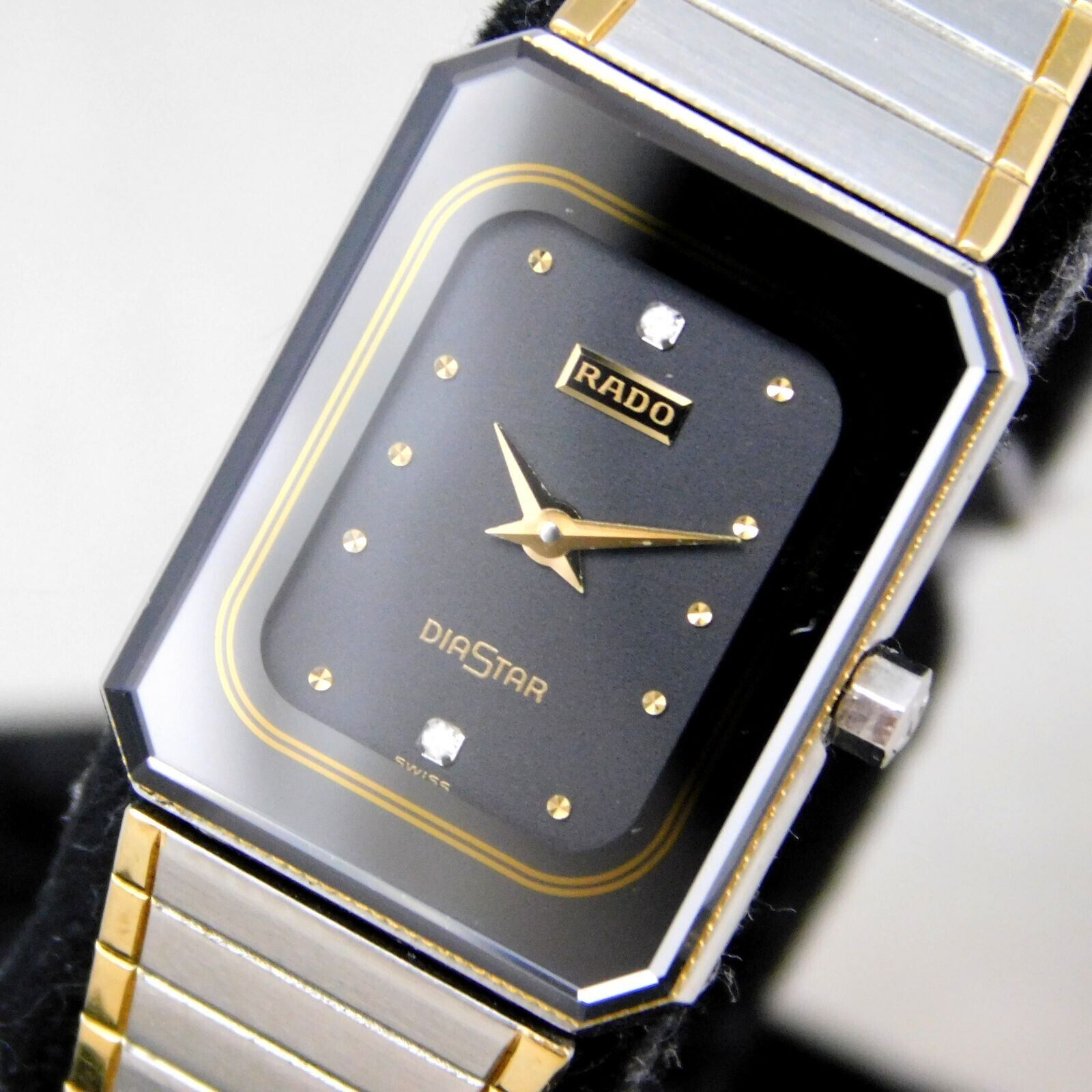 RADO DIASTAR 153.1016.3 WOMEN'S SILVER VINTAGE WATCH SWISS MADE