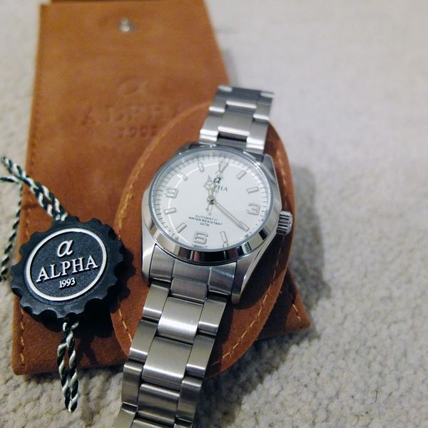 Alpha Dial SOLD: Alpha Explorer (White Dial 21 jewel Automatic) | WatchCharts ...