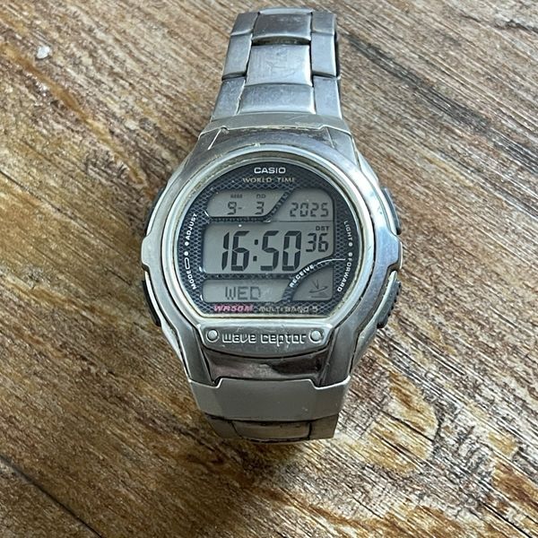 Casio Wave Ceptor Digital Menâ s Quartz Watch 3053 WV-58U | WatchCharts ...