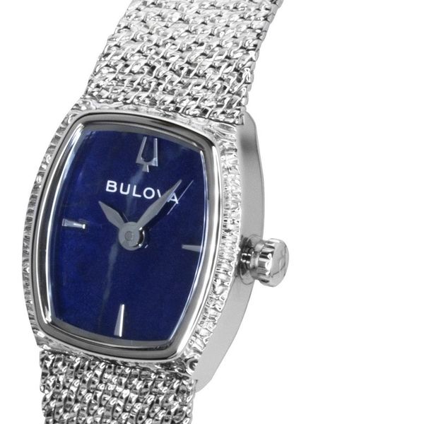 Bulova Goddess of Time Stainless Steel Blue Dial 96L343 Women's Ladies ...