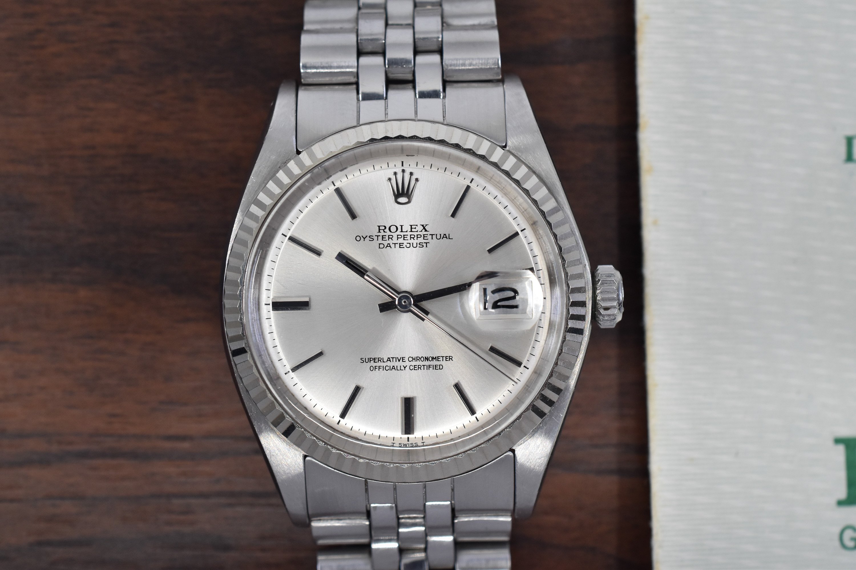 Rolex 1601 outlet silver dial