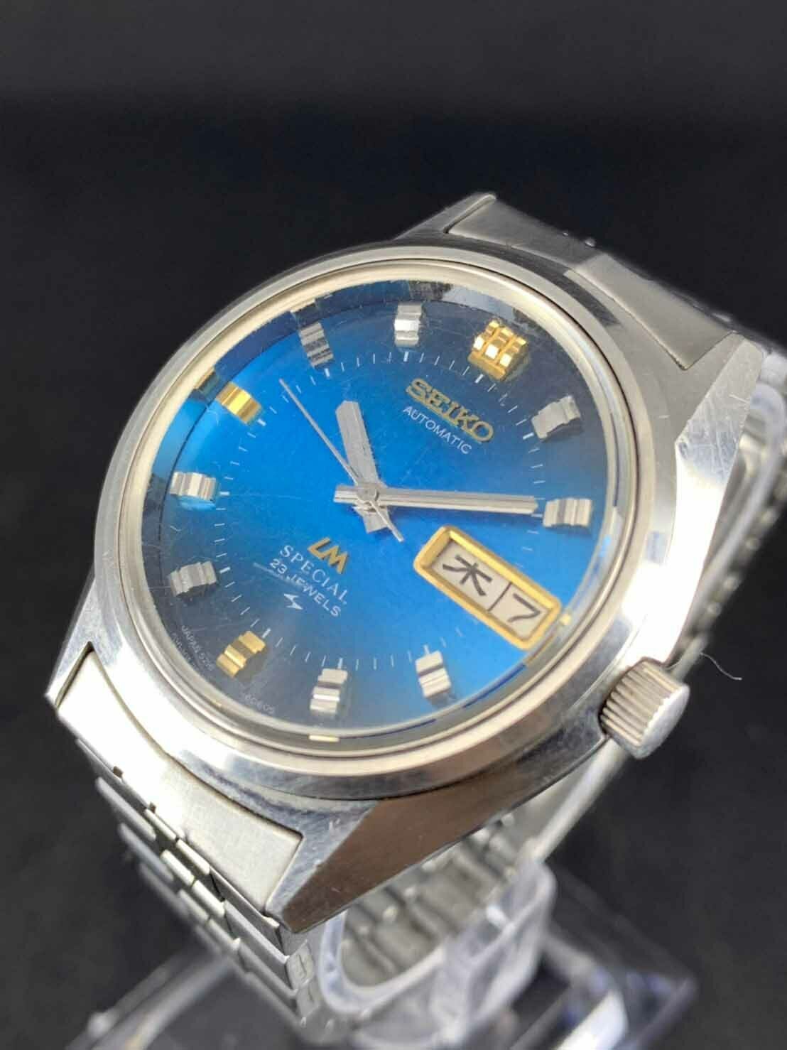 Vintage SEIKO LM LORD MATIC SPECIAL 5216-6050 23J Self Winding