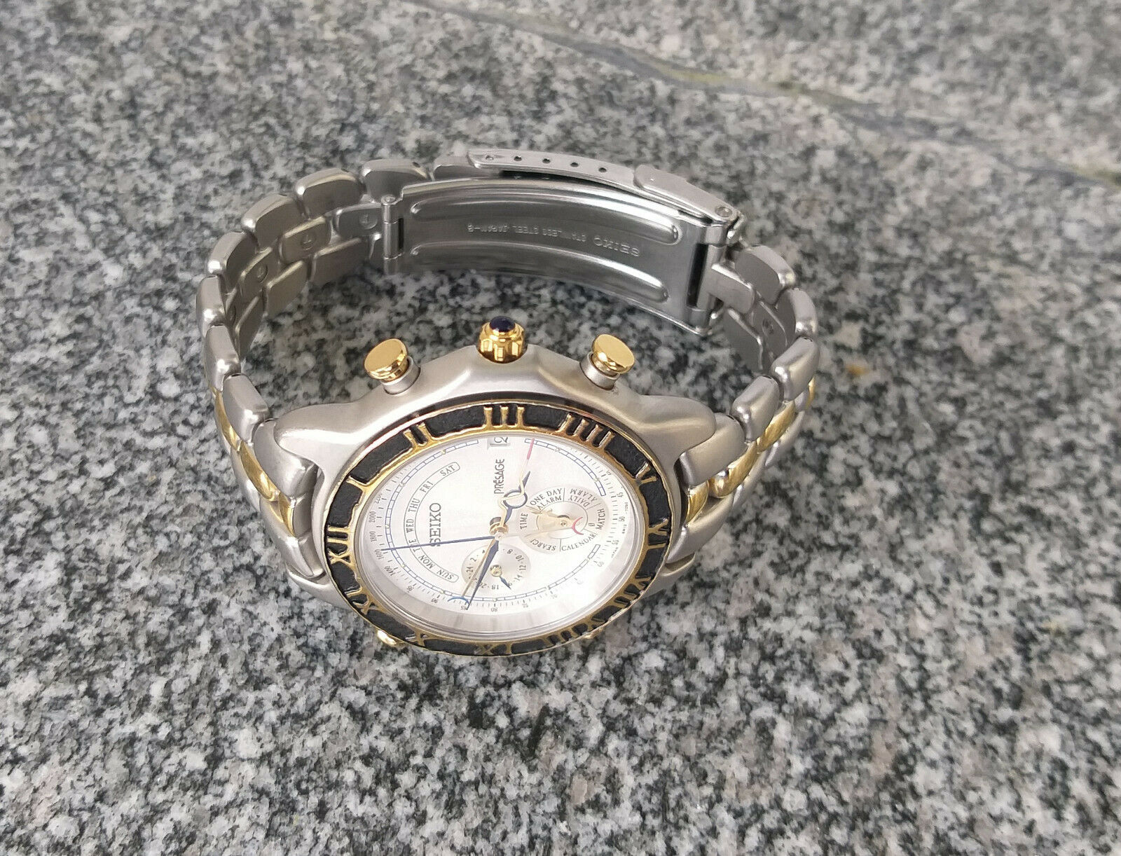 YMC 計13枚 SEIKO PRESAGE 6M13-7000 SAWK001 PERPETUAL CALENDAR ALARM