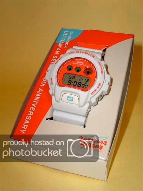 Fs Very Rare White G Shock Dw 6900fs Ultraman 40th Anniversary Nib Watchcharts