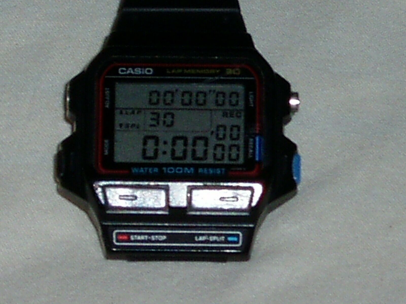 casio watch lap memory