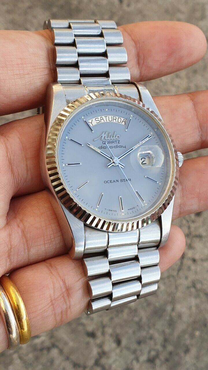 mido quartz ocean star swiss made