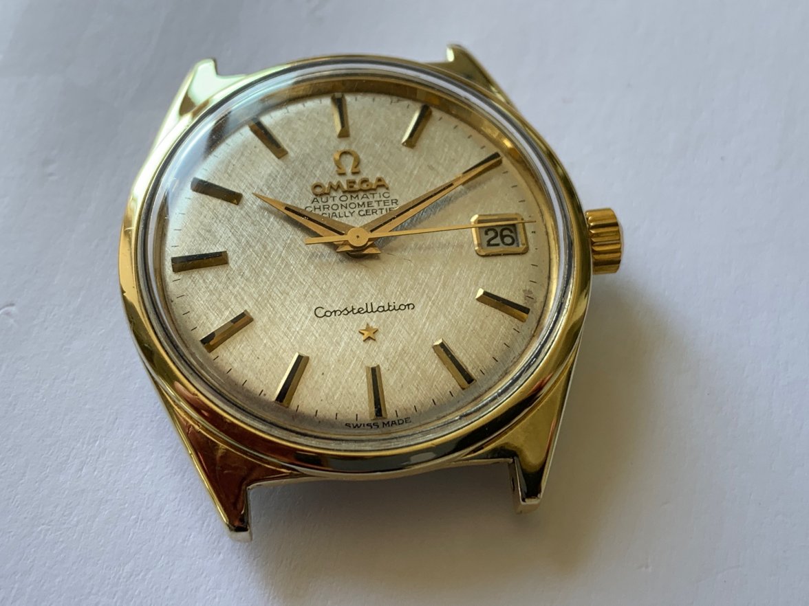 WTS Omega Constellation Automatic Chronometer Ref 168.015 Circa 1968 serviced July 2019 WatchCharts