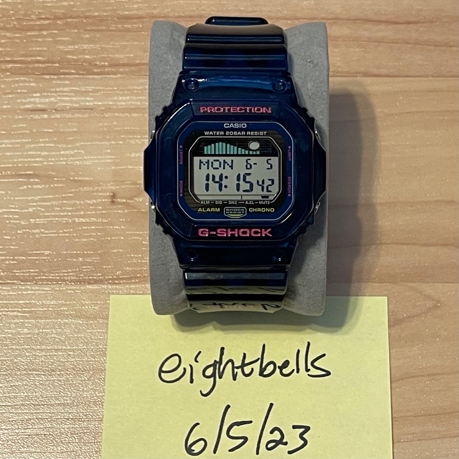 WTS] Casio G-Shock GLX-5600C-2 Blue Jelly Surf G-Lide Tide &amp