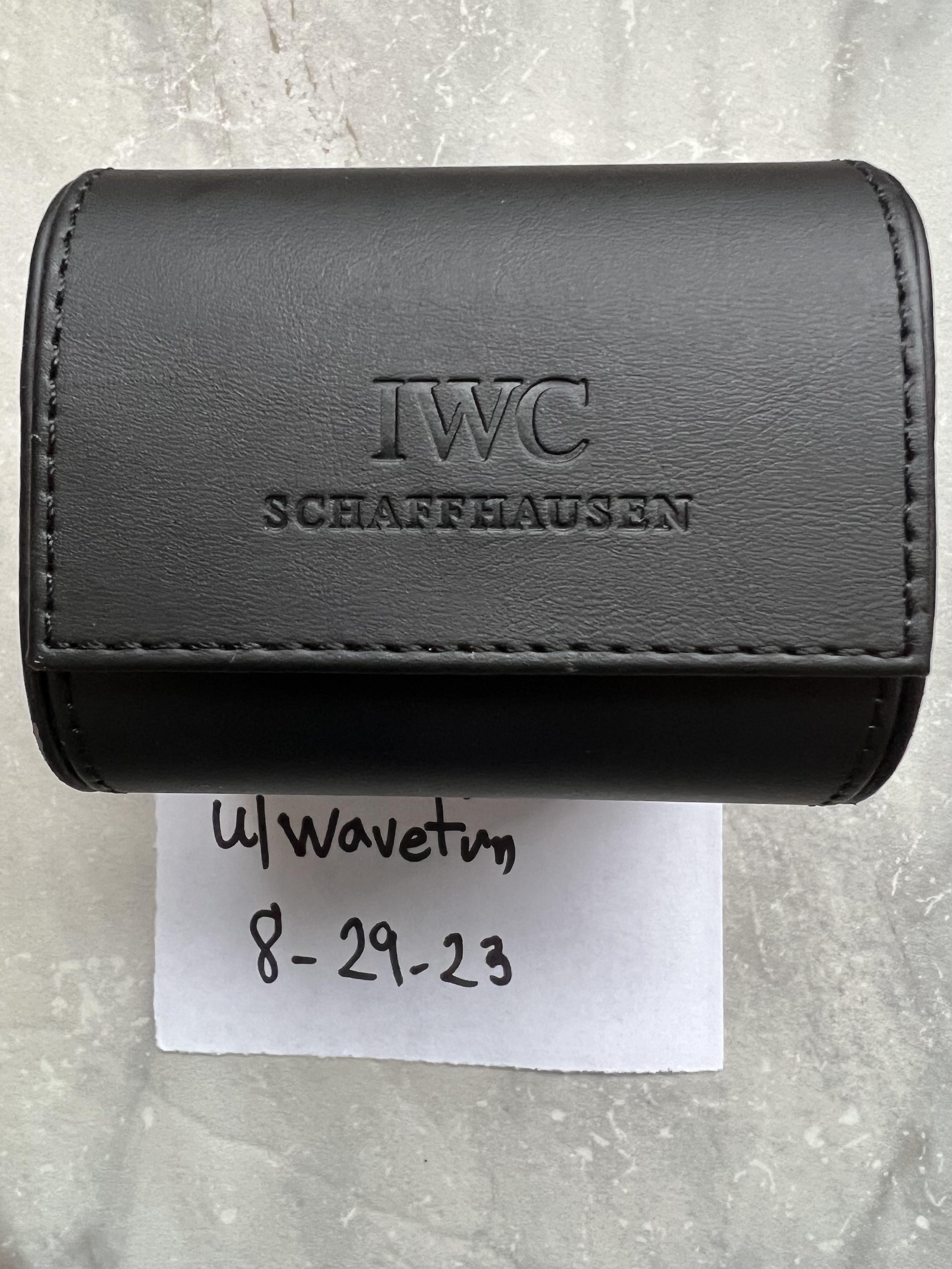 Iwc cheap travel case