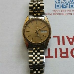 Seiko 5 Japan 7S26-3110 Gold Plated Mechanical Automatic Men's Watch 7S26  Calib. | WatchCharts