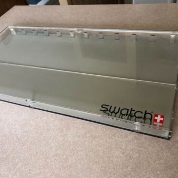 RARE Swatch Watch Collector s Plastic Case Display Box WatchCharts Marketplace