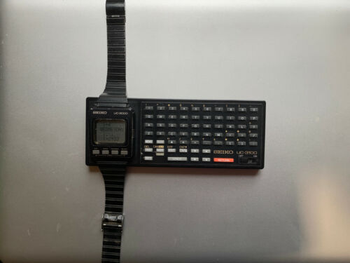 Seiko UC-3000 And UC -3100 VERY Rare Vintage Computer Watch (Memo-Diary ...