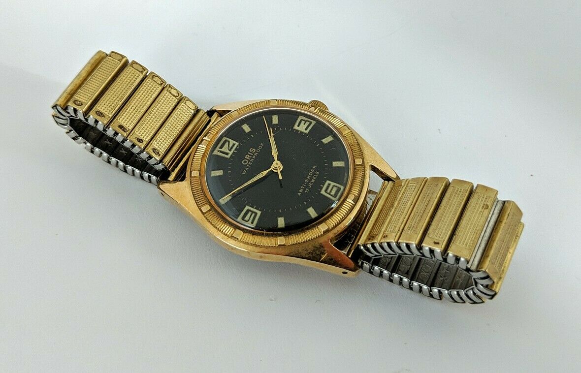 Vintage ORIS WATERPROOF ANTI SHOCK 17 JEWELS Hand winding Mens