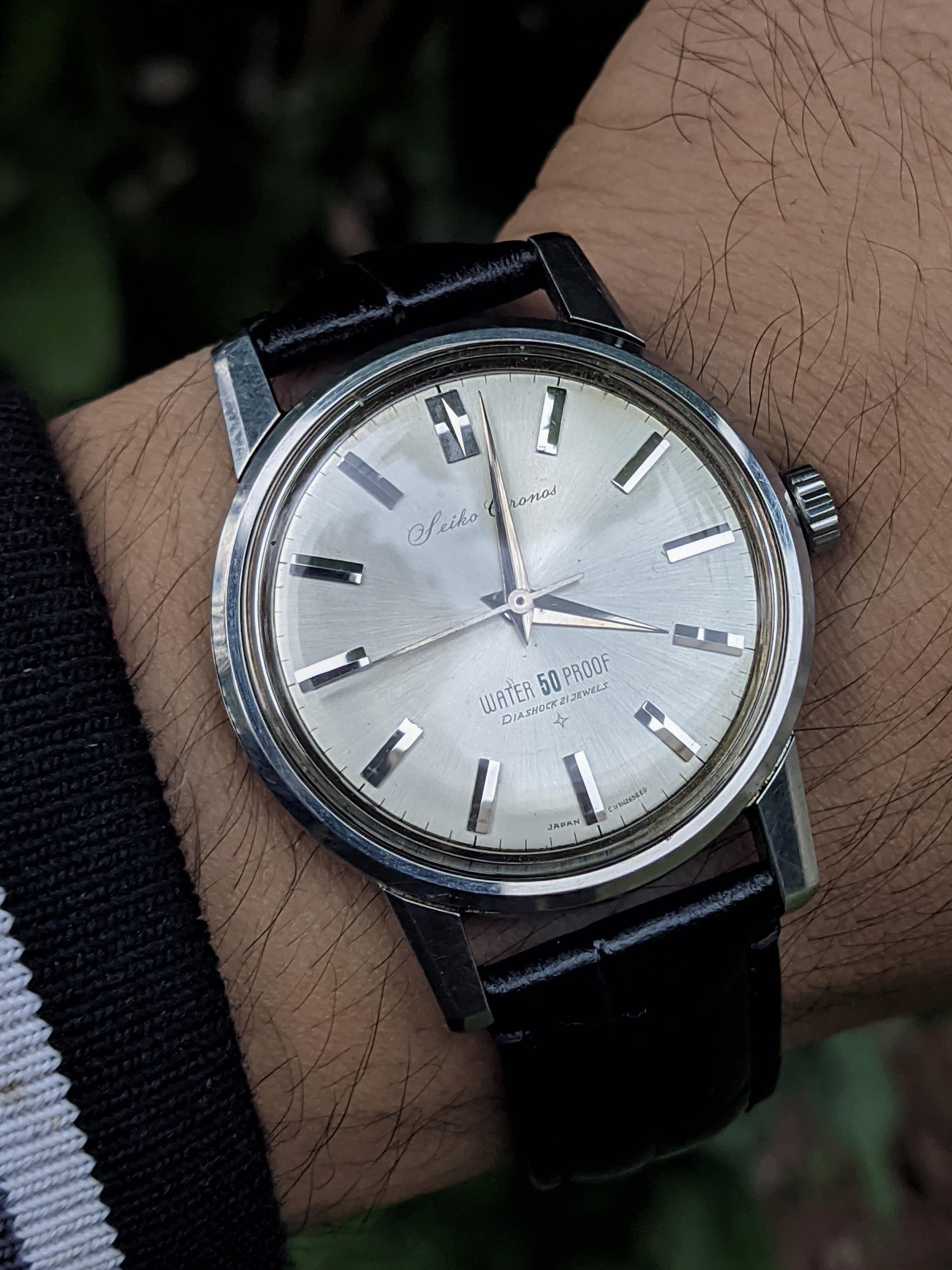 WTS] Seiko J13046 Cronos Water 50 Proof 1960's Dress Watch