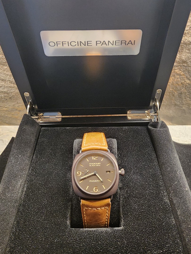 Panarai Radiomir Black Seal PAM 505 WatchCharts Marketplace