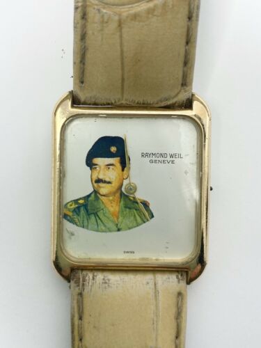 Vintage Rare Raymond Weil Saddam Hussein Watch WatchCharts