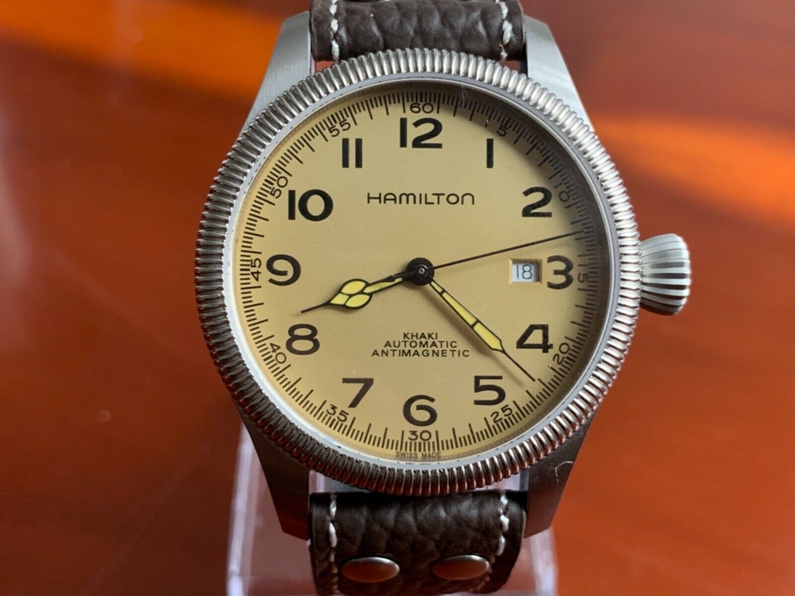 Hamilton khaki mechanical on sale antimagnetic