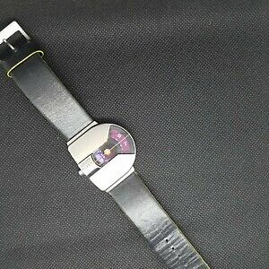 SEIKO RARE NON DIGITAL WATCH V501-5H20 TAKEO KIKUCHI ART