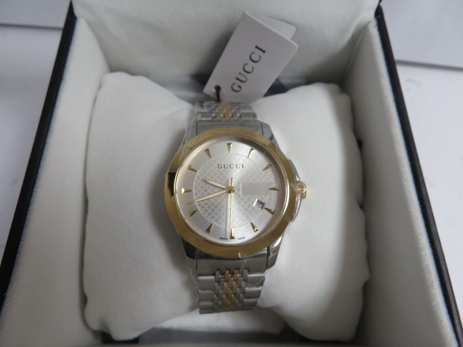 GUCCI 199615 G TIMELESS 3ATM STAINLESS STEEL WATCH (RC6F