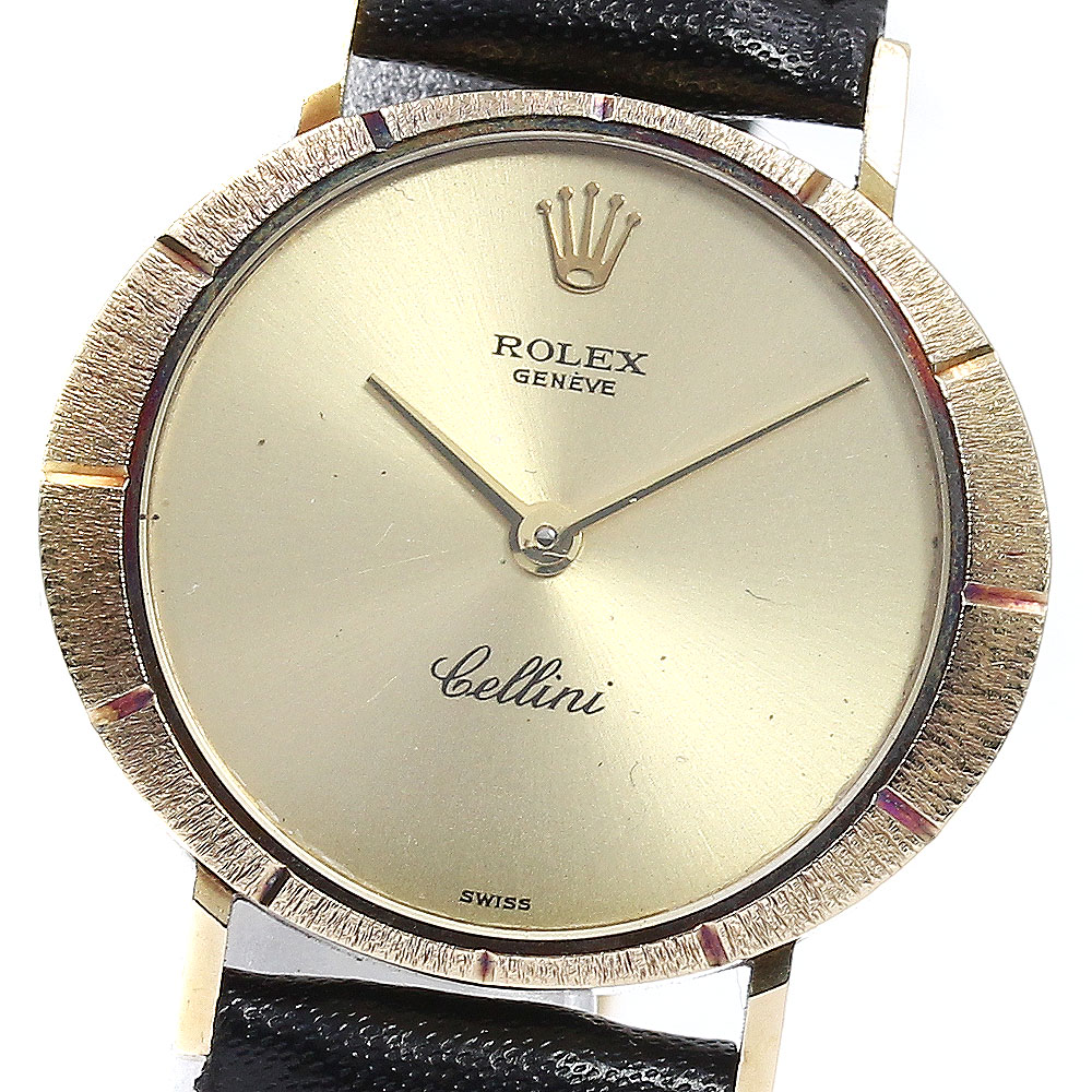 ROLEX] Rolex Cellini K18YG cal.1600 ref.3879 Manual winding