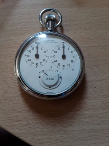 Rare Vintage Junghans 1 10 Second process time meter Stopwatch