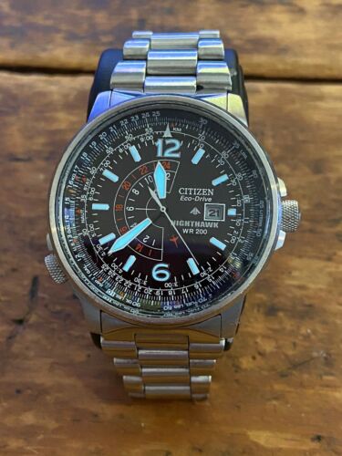 Citizen nighthawk shop eco drive wr200