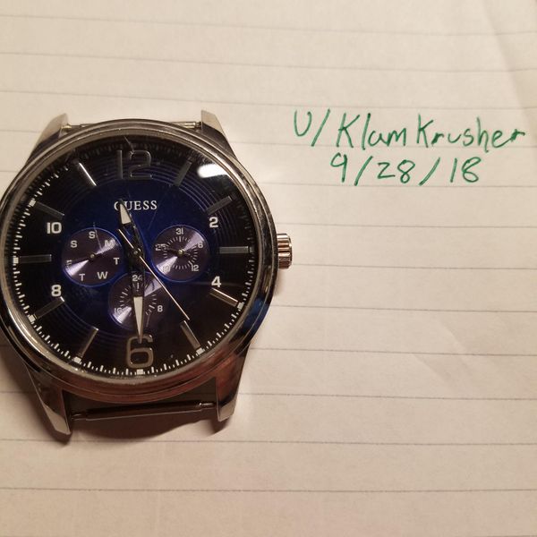 Guess Jet Blue Dial Multifunction Watch