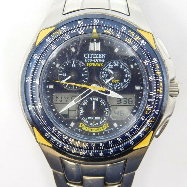 Citizen Blue Angels EcoDrive Skyhawk C650T000959 Wrist Watch