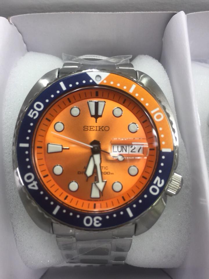 Seiko prospex orange clearance turtle