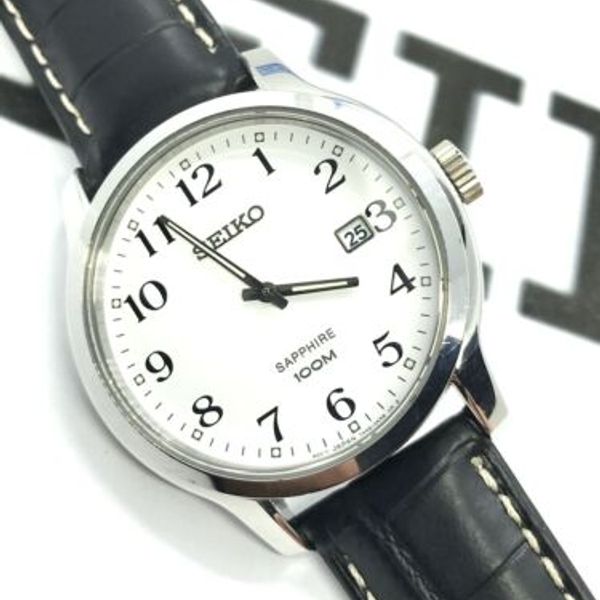 Gents SEIKO Quartz Watch - Sapphire Crystal - 100 M - 7N42-0GE0 |  WatchCharts