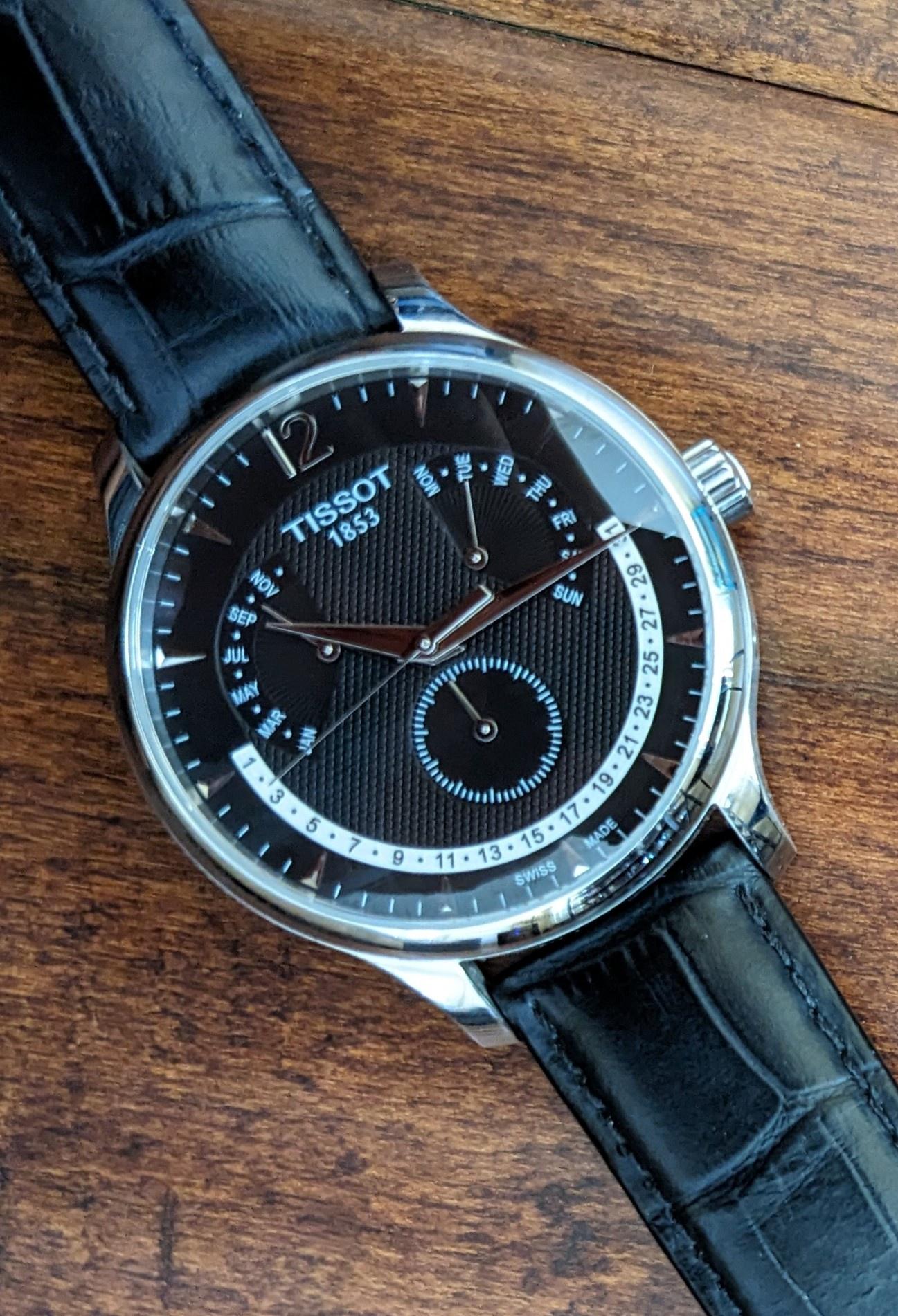 Tissot tradition perpetual online calendar