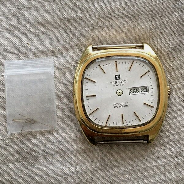 TISSOT Actualis Autolub gold plated cal. 2250 nice for repair