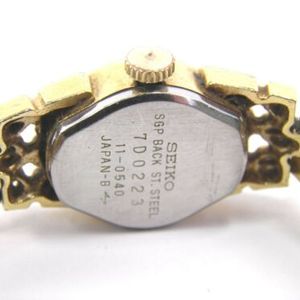 Vintage ladies Seiko 11-0540 gold plated mechanical manual wind