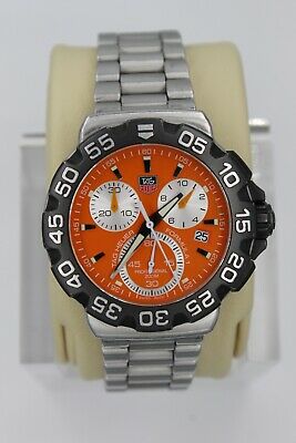 Tag Heuer Formula One F1 Watch Mens CAH1113.BA0850 Orange MINT