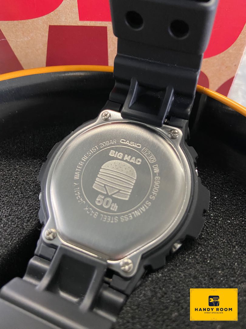 RARE MCDONALD'S x G-SHOCK DW-6900 DW-6900FS Big Mac 50th