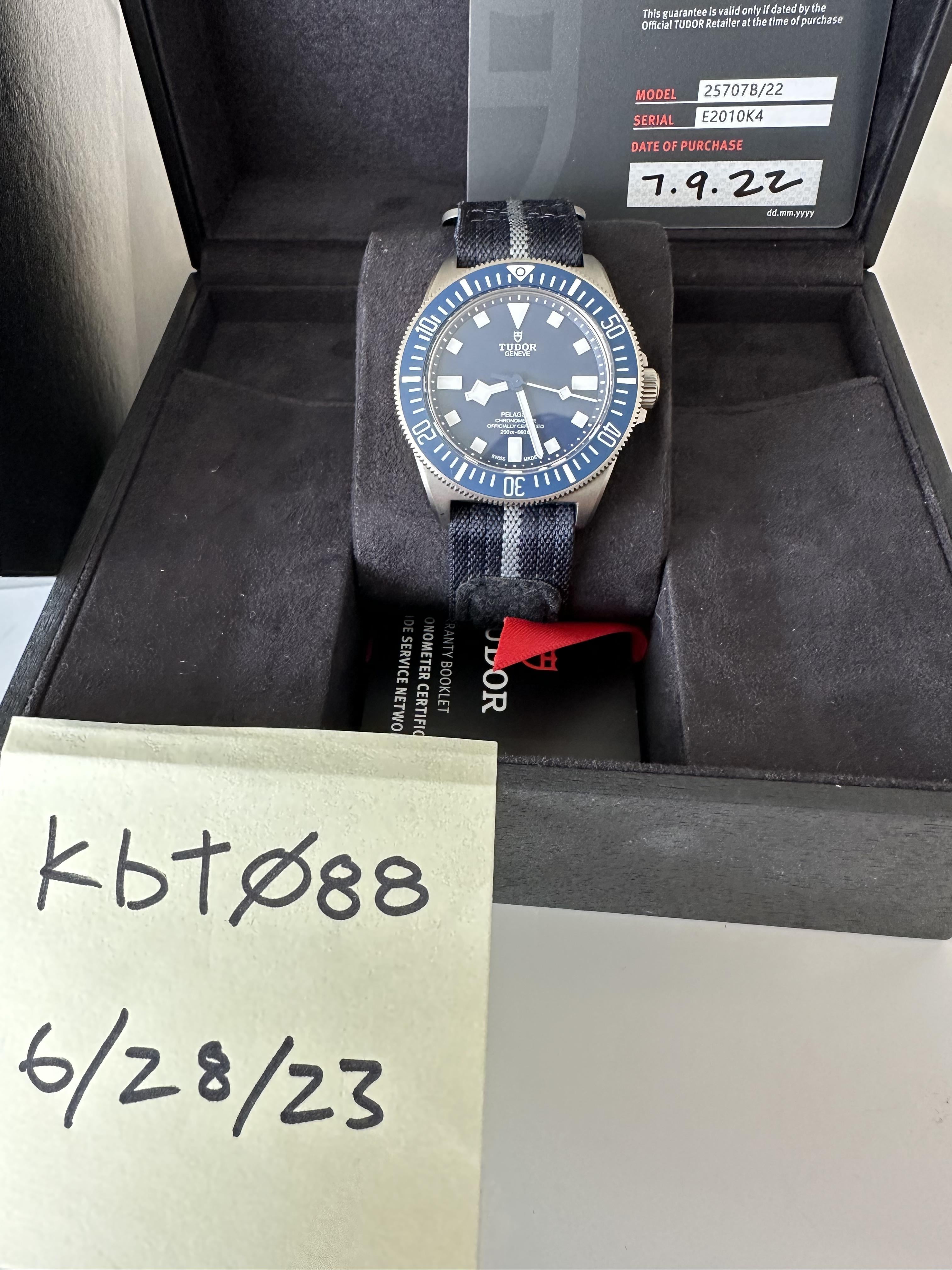 Tudor Pelagos FXD MN21 Box and Papers