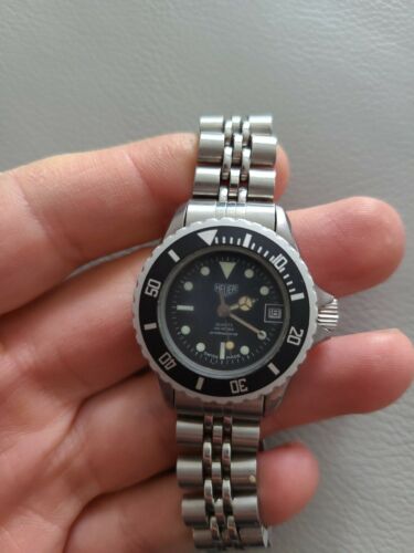 Vintage Tag Heuer 1000 Pro 980.018N Ladies Quartz Watch - Black