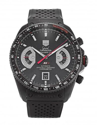 Tag Heuer Grand Carrera Calibre 17 RS2 CAV518B Black Auto Chronograph ...