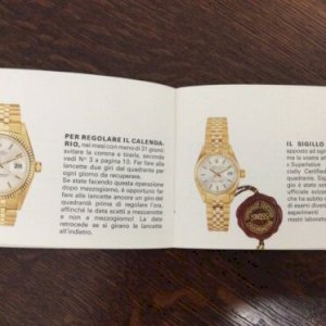 Raro Libretto Originale Rolex Il Vostro Rolex Anni 70 80 Ref 579 10 Watchcharts